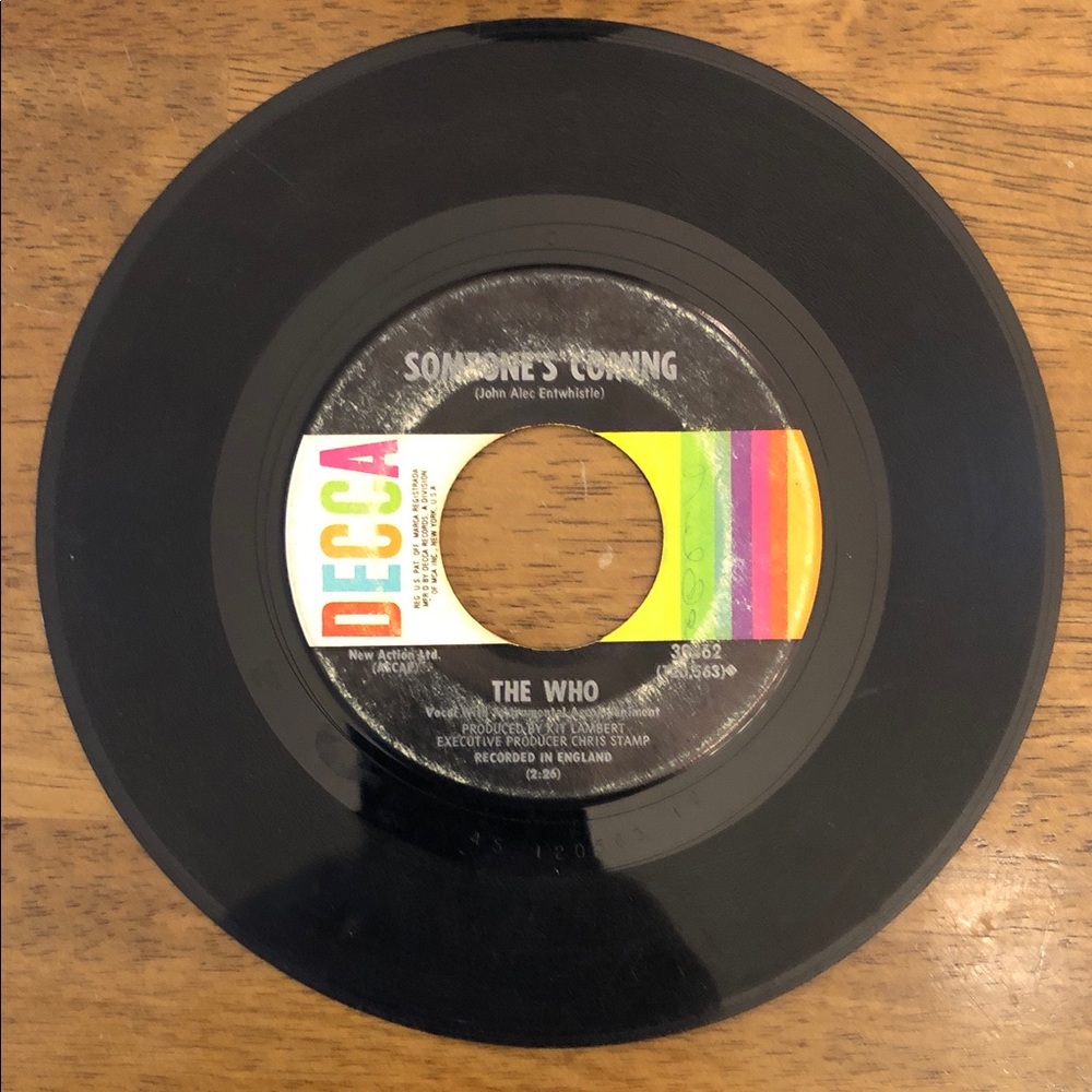 The Who Vinyl 45 Record Magic Bus